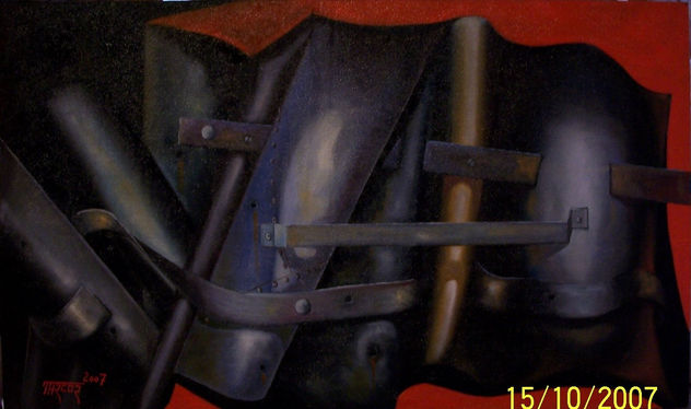 Metal sobre rojo
