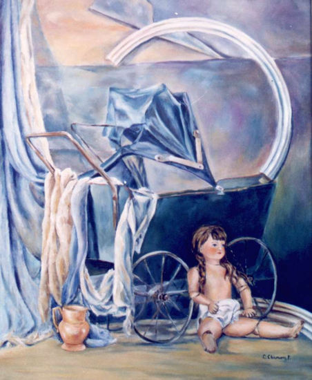 LA MUÑECA Oil Canvas Still Life Paintings