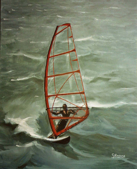 Windsurf Oil Canvas Landscaping