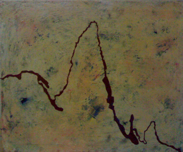 Curvo de Feliĉo Mixed media Canvas Others