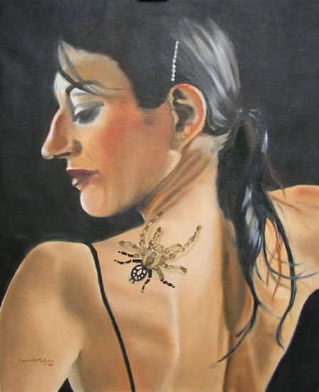 Tattoo Oil Textile Portrait