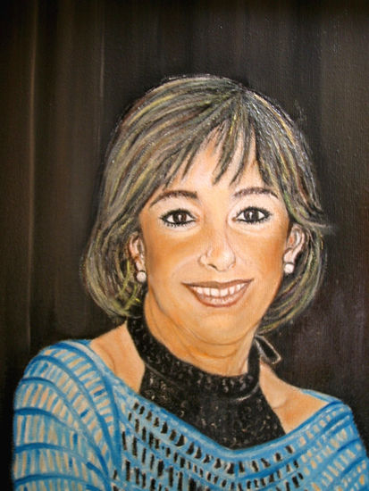 Autoretrato Carmen - 1998 Oil Canvas Portrait