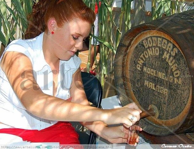 Degustación de Vino Moscatel.