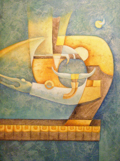 NOCTURNIDAD ANCESTRAL II Oil Canvas Others