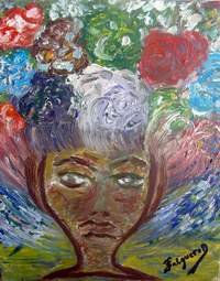 Mujer (jarrón florero)