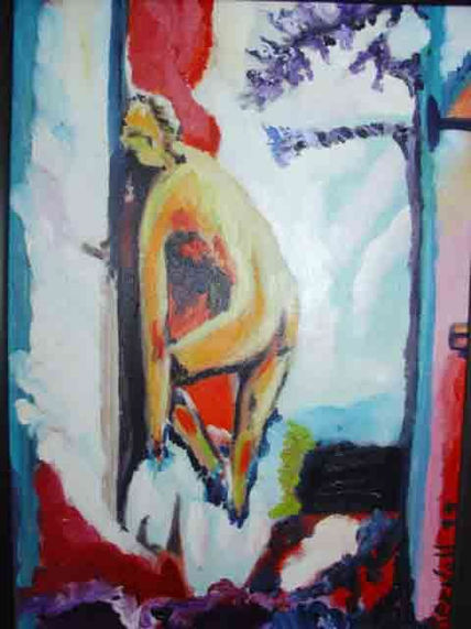 Mujer desnudandose