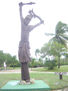 es escultura  de  madera  brasil