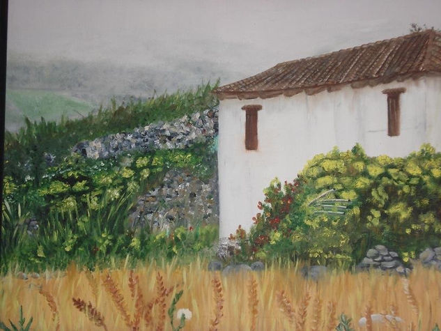 Casa en la Pradera Oil Canvas Landscaping