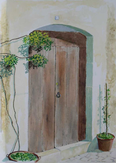 La puerta Watercolour Paper