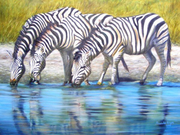 Sin título. Oil Canvas Animals