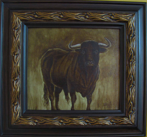 toro Oil Canvas Animals