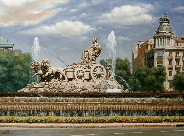 La Cibeles Oil Canvas Landscaping