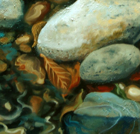 El rio la lleva....   Diptico Oil Canvas Others