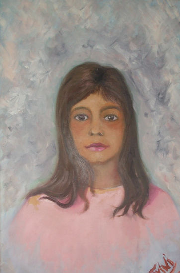 "María" Óleo Lienzo Retrato