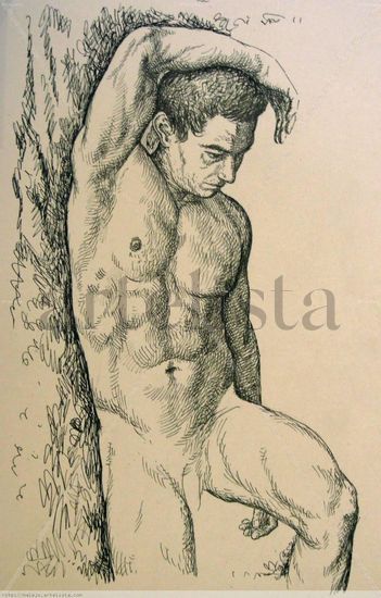 dibujo desnudo 1 Tinta