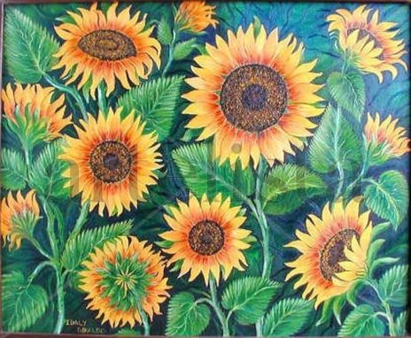 Sun Flowers in winter