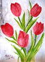 Tulipanes Rojos