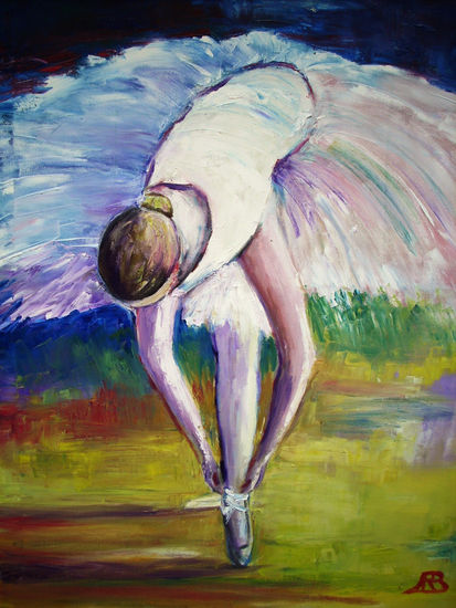 BAILARINA 2 Oil Canvas Figure Painting