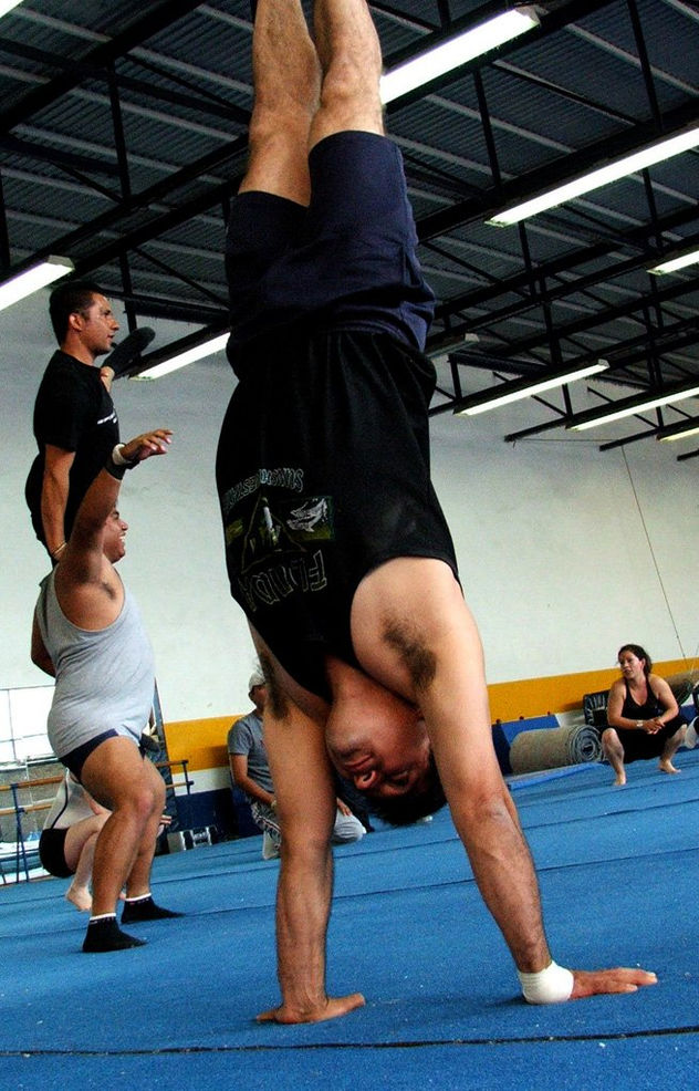 Entrenamiento gimansia de grupos