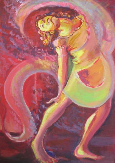 bailando Mixed media Others Figure Painting