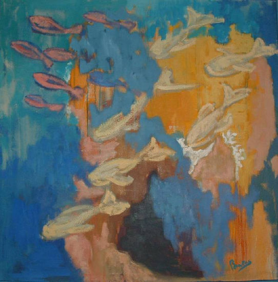 Fondo Marino 1 Oil Canvas