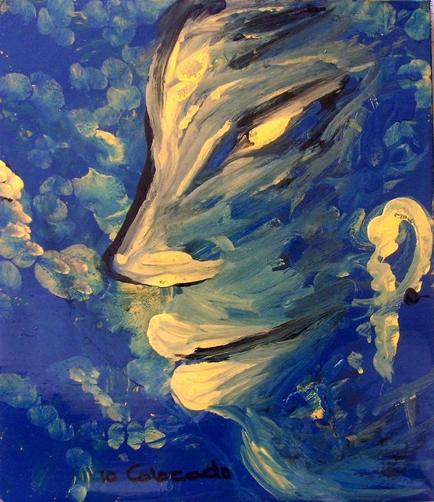 DE AZUL