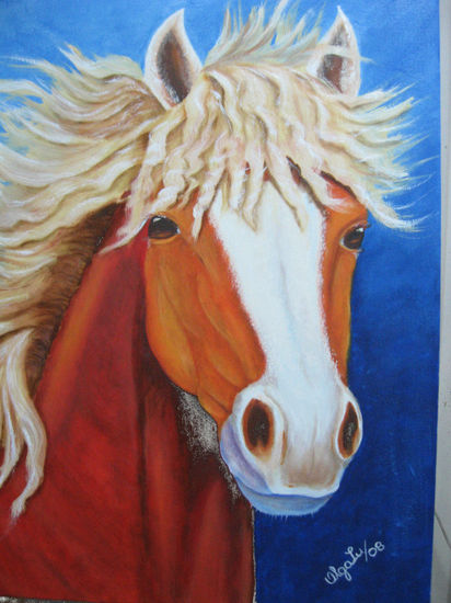 Caballo Oil Canvas Landscaping