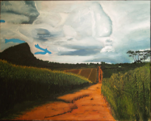 camino hacia la montaña
