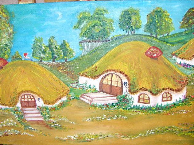 casitas de paja