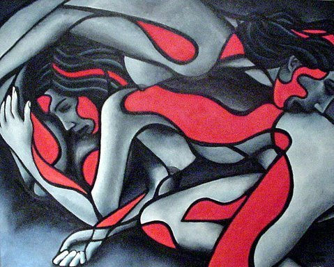 Estudio de dos mujeres enamoradas IV
