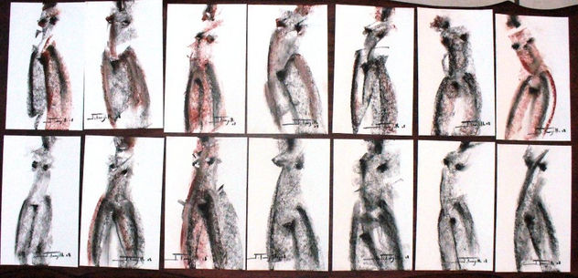 SERIE DE DESNUDOS EXPRESIONISTAS