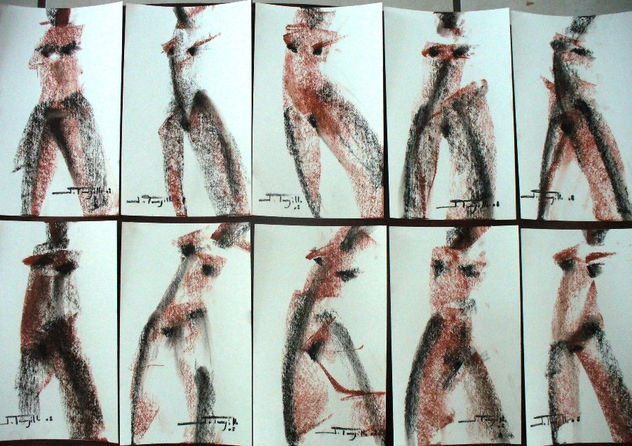 SERIE DE DESNUDOS EXPRESIONISTAS