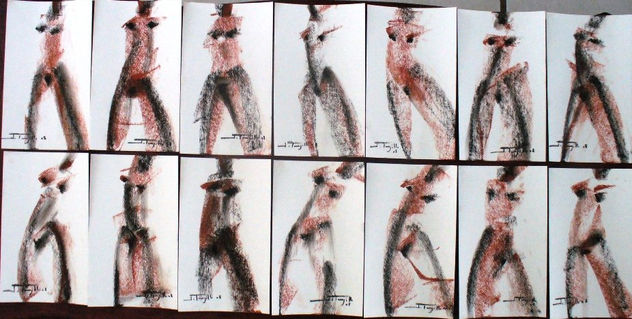 SERIE DE DESNUDOS EXPRESIONISTAS
