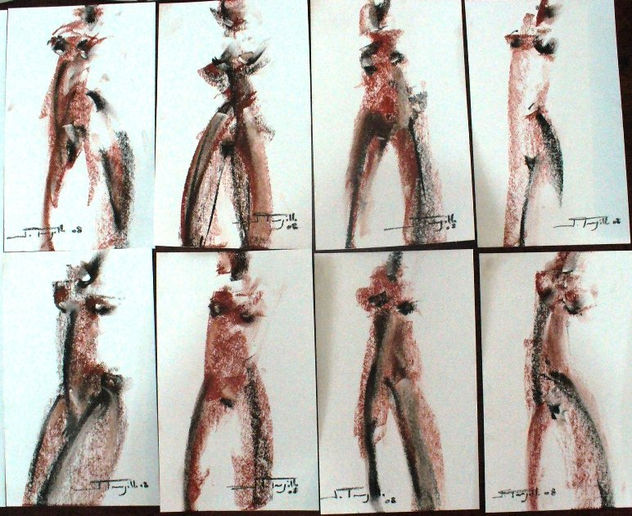 SERIE DE DESNUDOS EXPRESIONISTAS