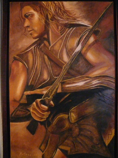 n21 troyano Oil Canvas Portrait