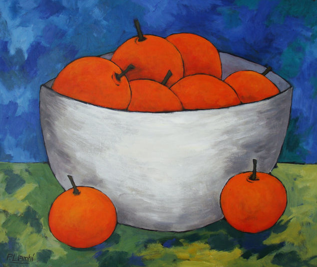 naranjas Acrylic Canvas Still Life Paintings