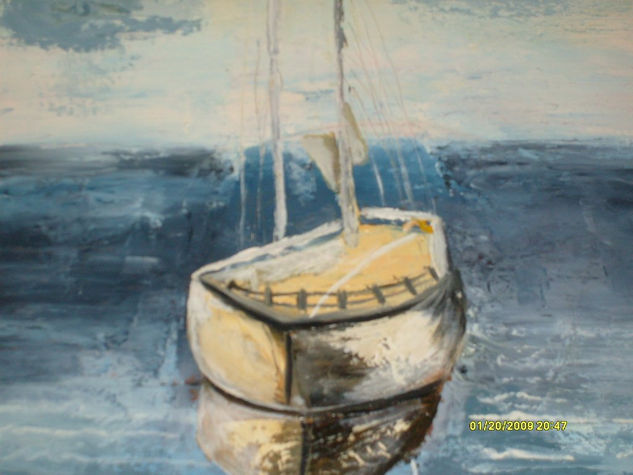 a la deriva Oil Canvas Marine Painting