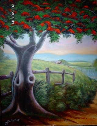 "El paso del tiempo" Oil Canvas Landscaping