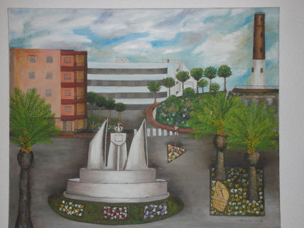 Fuente del puerto