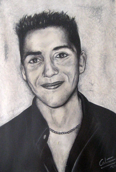 Sergio - retrato- Pastel Paper Portrait