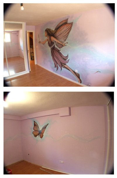 DECORACIÓN CON GRAFFITI DE INTERIORES Y EXTERIORES