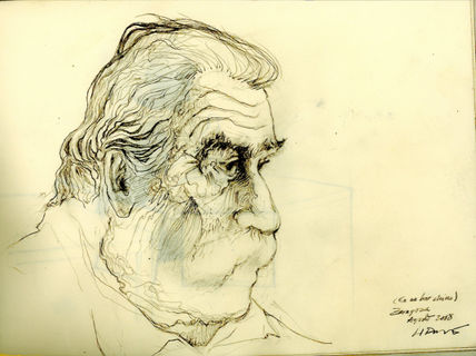 El viejo absorto