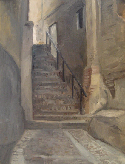 Escalera Oil Canvas Landscaping