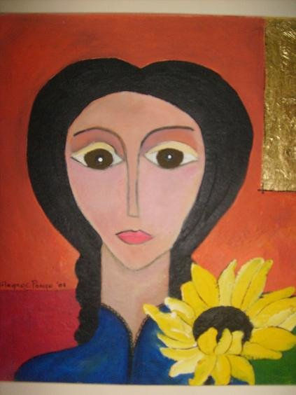 malincha entre girasoles