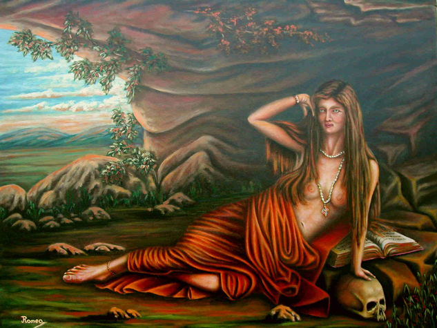 Unrepenting Magdalene Oil Canvas