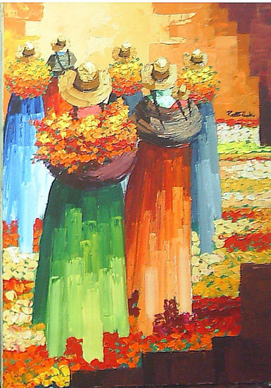 cholitas en el campo 