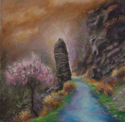 Camino y almendro