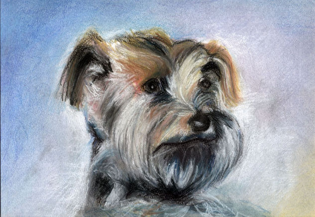 Perro a pastel Pastel Paper Animals