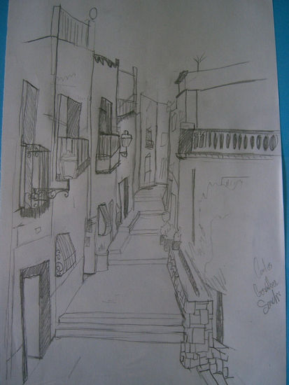 Barrio Santa Cruz (alicante) Pencil