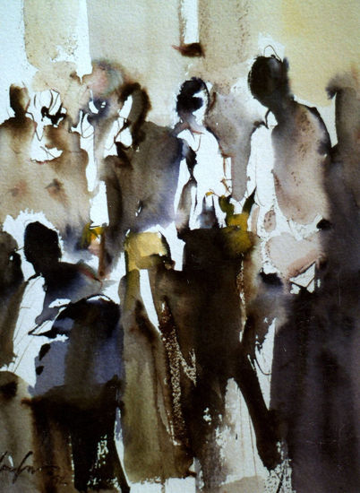 FIGURAS 2 Watercolour Paper Figure Painting